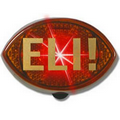 Football Light Up Reflector w/ Red LED Light